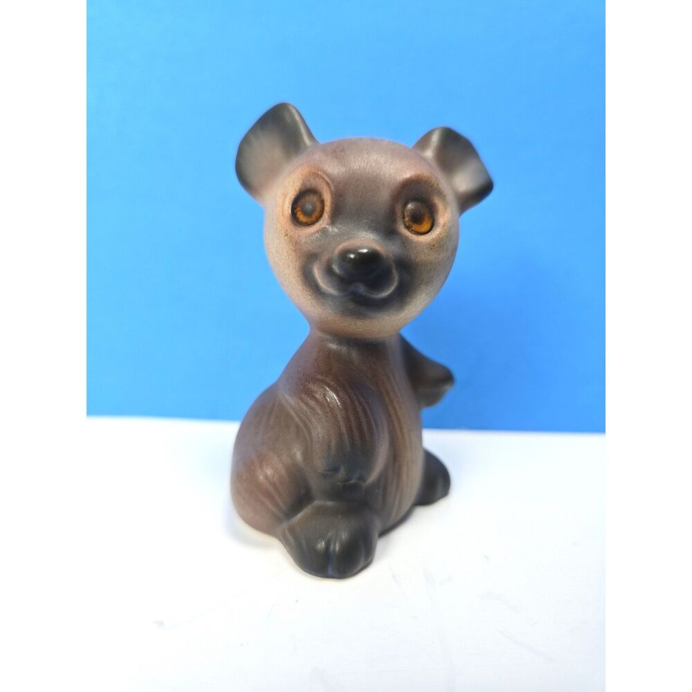 Vintage Hagen Renaker Ceramic Bush Baby Figurine Lemur Galago Loris Foil Sticker